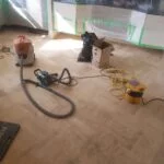 Light floor sanding